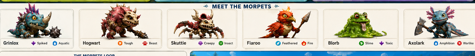 Meet the Morpets roster
